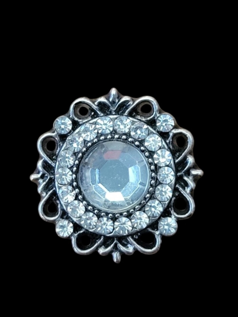 Clear Crystal Snap for Snap Jewelry #2602